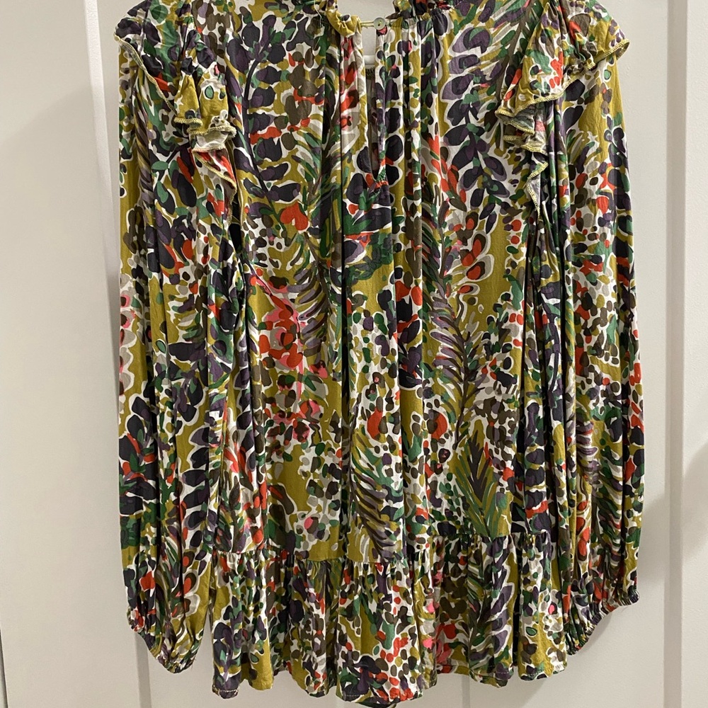 Jodifl top, size small, multi green - Picture 2 of 2